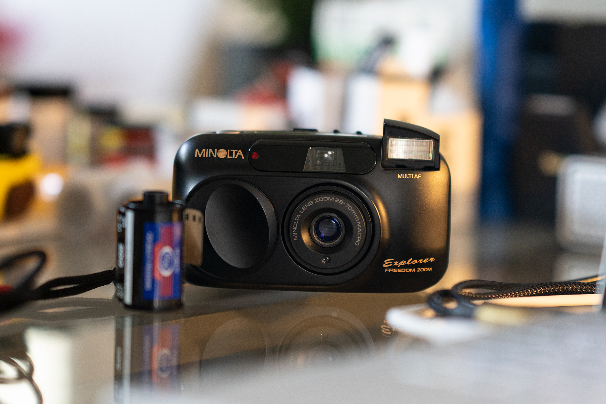 Minolta Explorer point and shoot 35mm camera